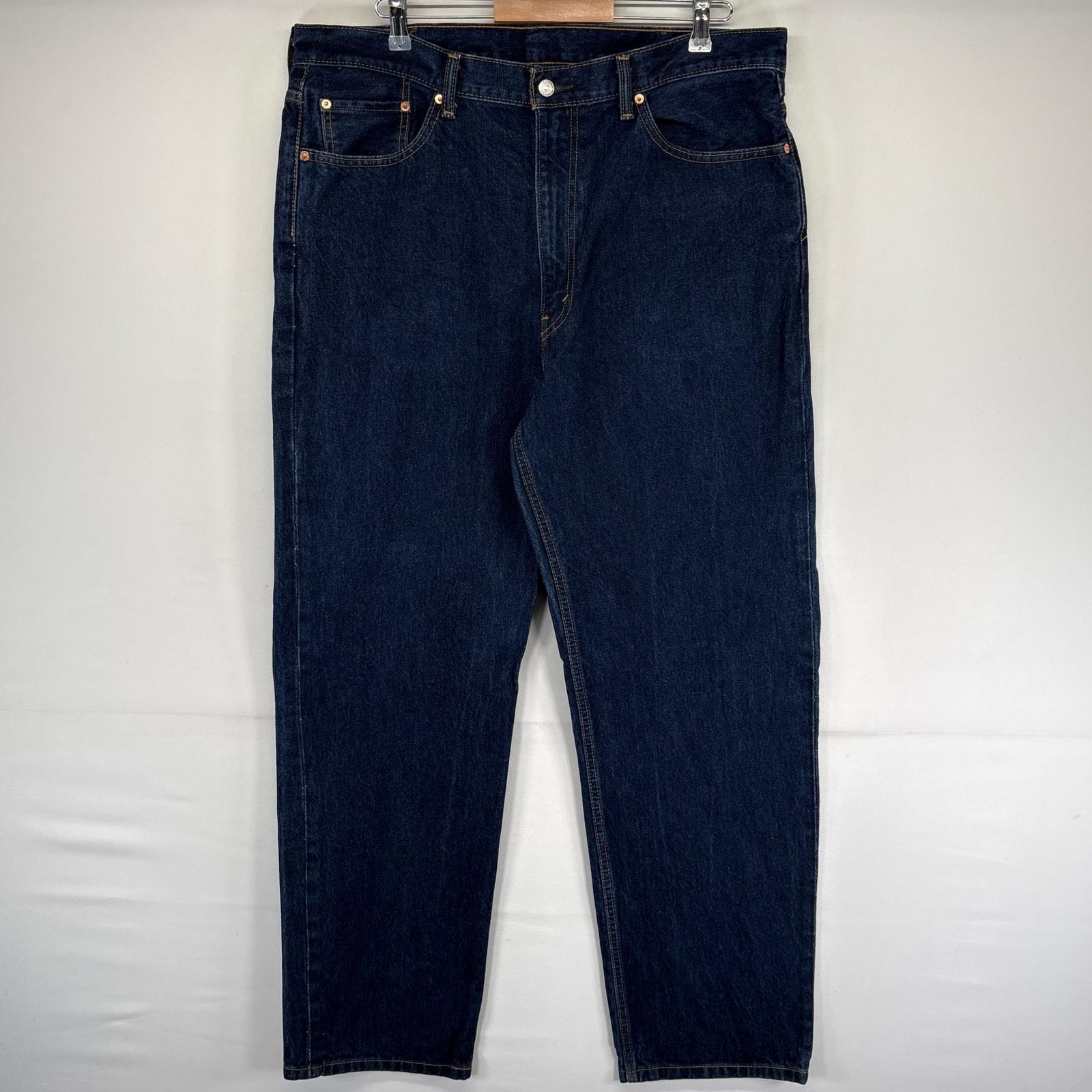 古着 リーバイス Levi's デニム パンツ 550 大きいサイズ ジーパン インディゴ テーパード ジッパーフライ w40 L34  ブルー系 メンズ