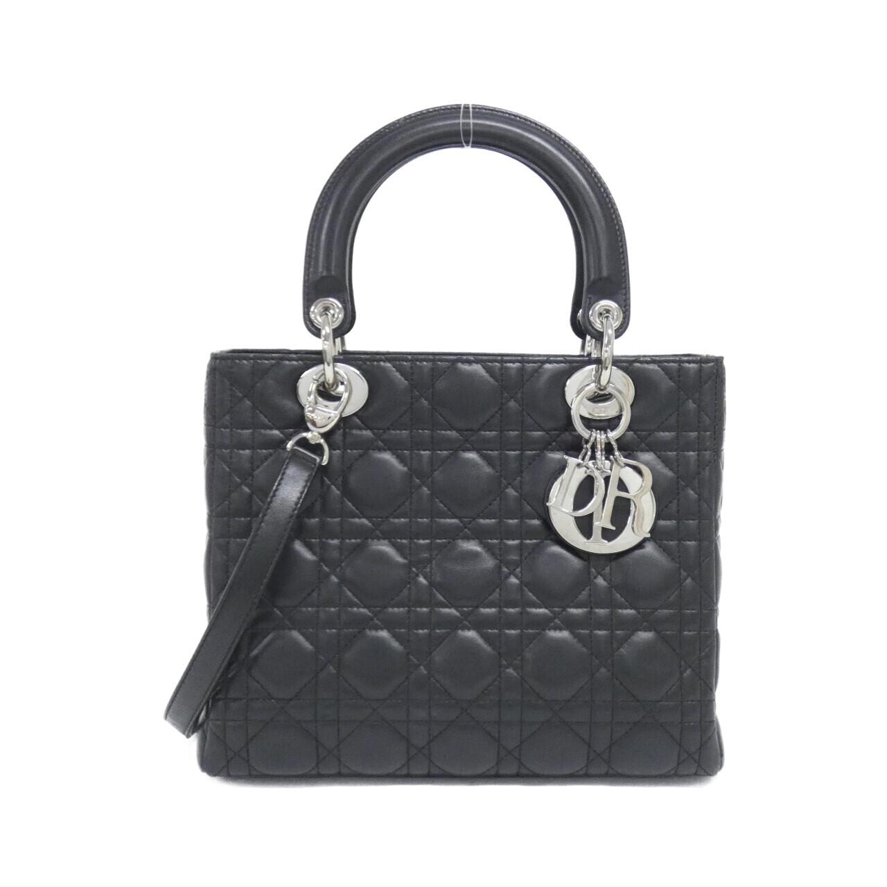 【ヴィンテージ】クリスチャンディオール レディ ディオール ミディアム CAL44551 バッグ