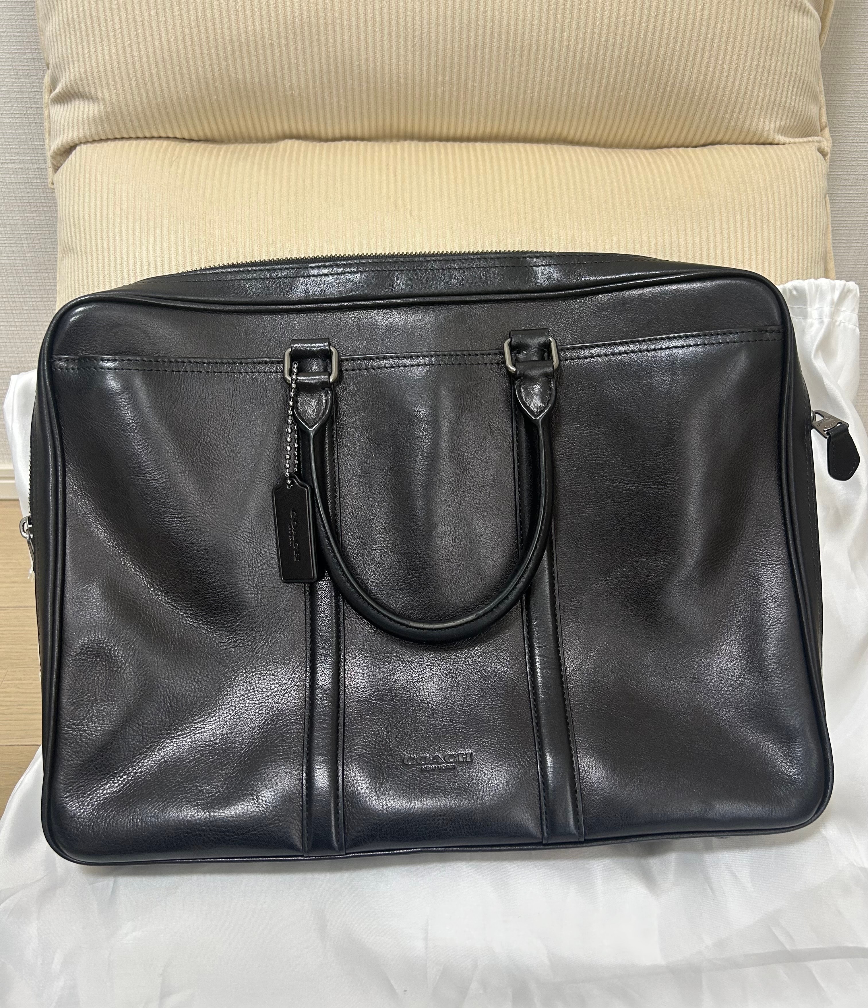 A (未使用に近い)】COACH コーチ メトロポリタン ブリーフケース