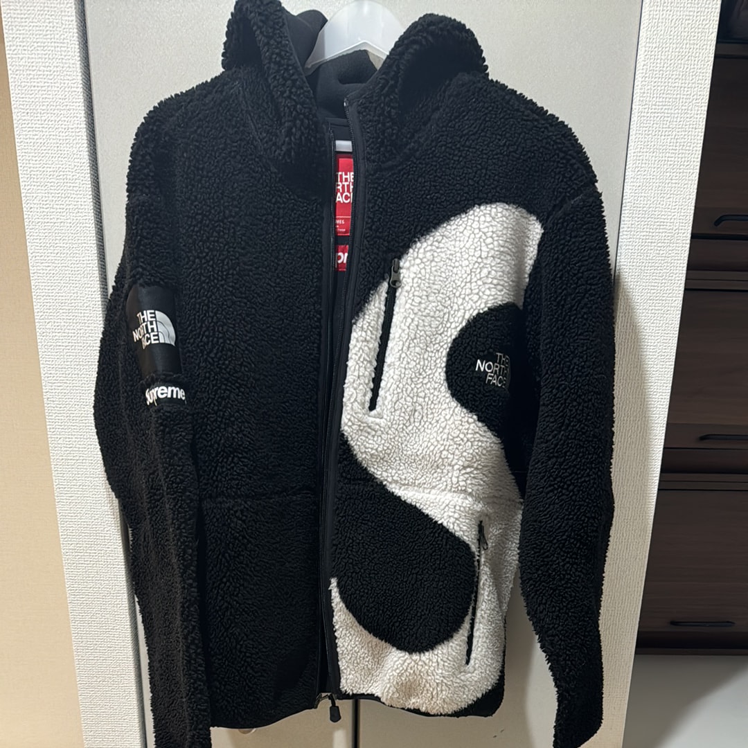 Supreme x The North Face S Logo Hooded Fleece Jacket "Black"