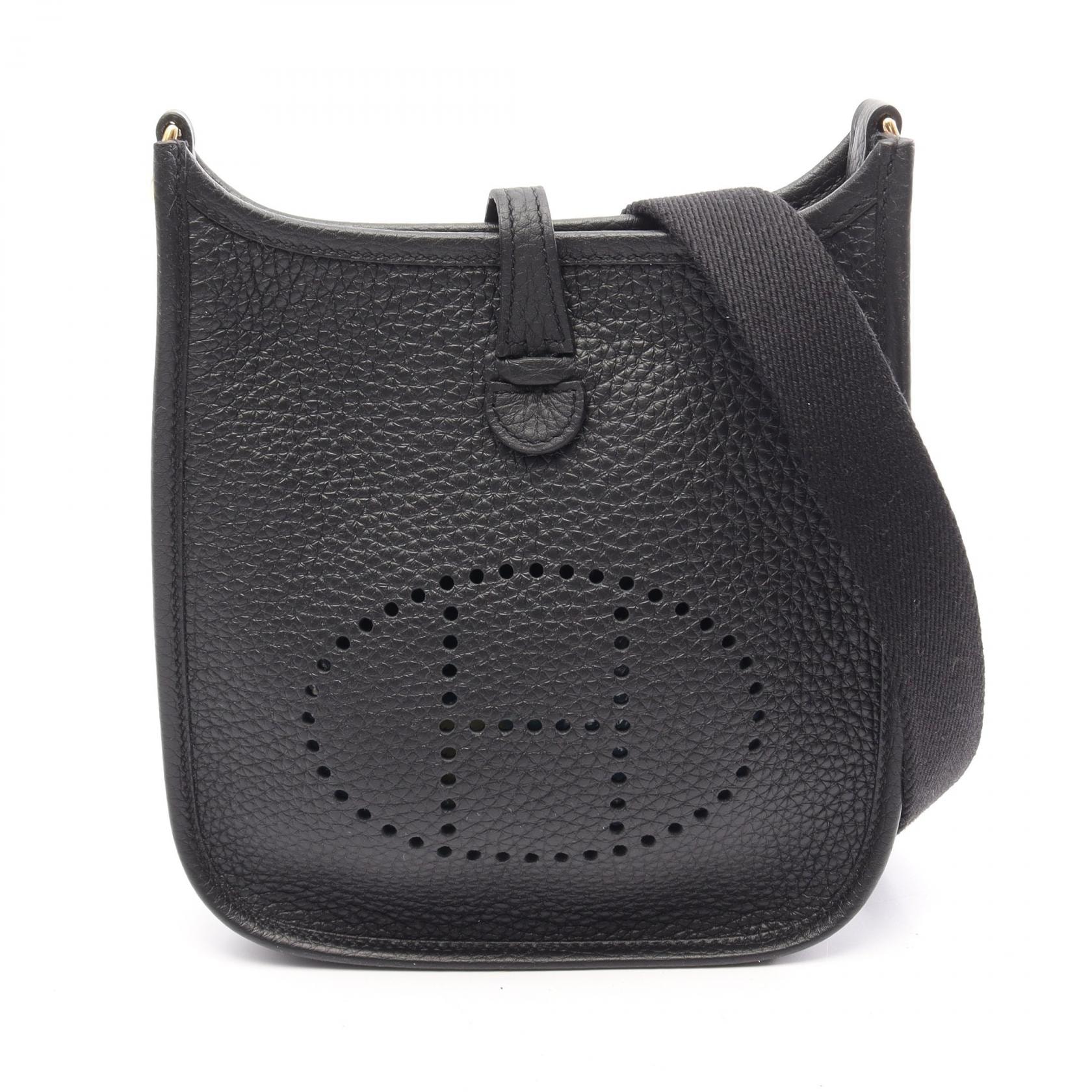 エルメス HERMES エヴリンアマゾンTPM ショルダーバッグ バッグ レザー トリヨンクレマンス K刻印(2025年製造) レディース ブラック系 【中古】