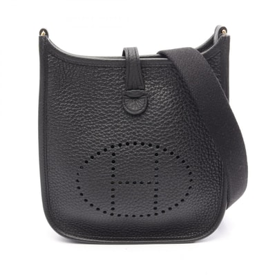 エルメス HERMES エヴリンアマゾンTPM ショルダーバッグ バッグ レザー トリヨンクレマンス K刻印(2025年製造) レディース ブラック系 【中古】