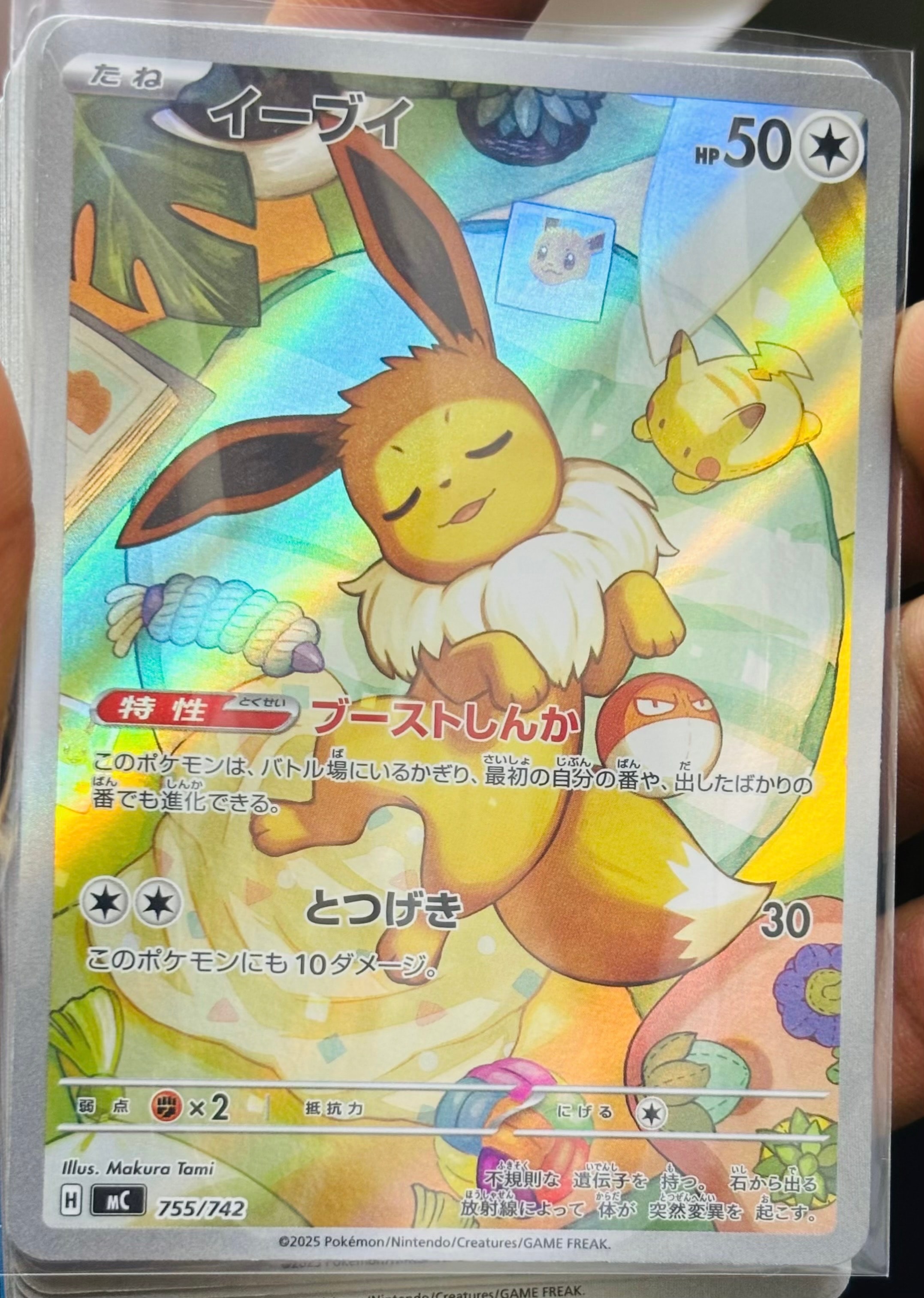 風*子様 イーブイ AR仕様 MC 755/742 スタートデッキ バトルコレク