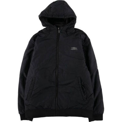 古着 アンブロ UMBRO バックロゴ 中綿パーカー パファージャケット メンズM相当/eaa572070