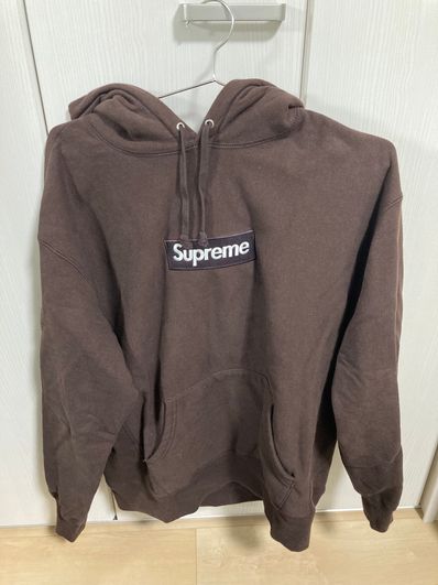 Supreme Box Logo Hooded Sweatshirt "Dark Brown" (21FW)