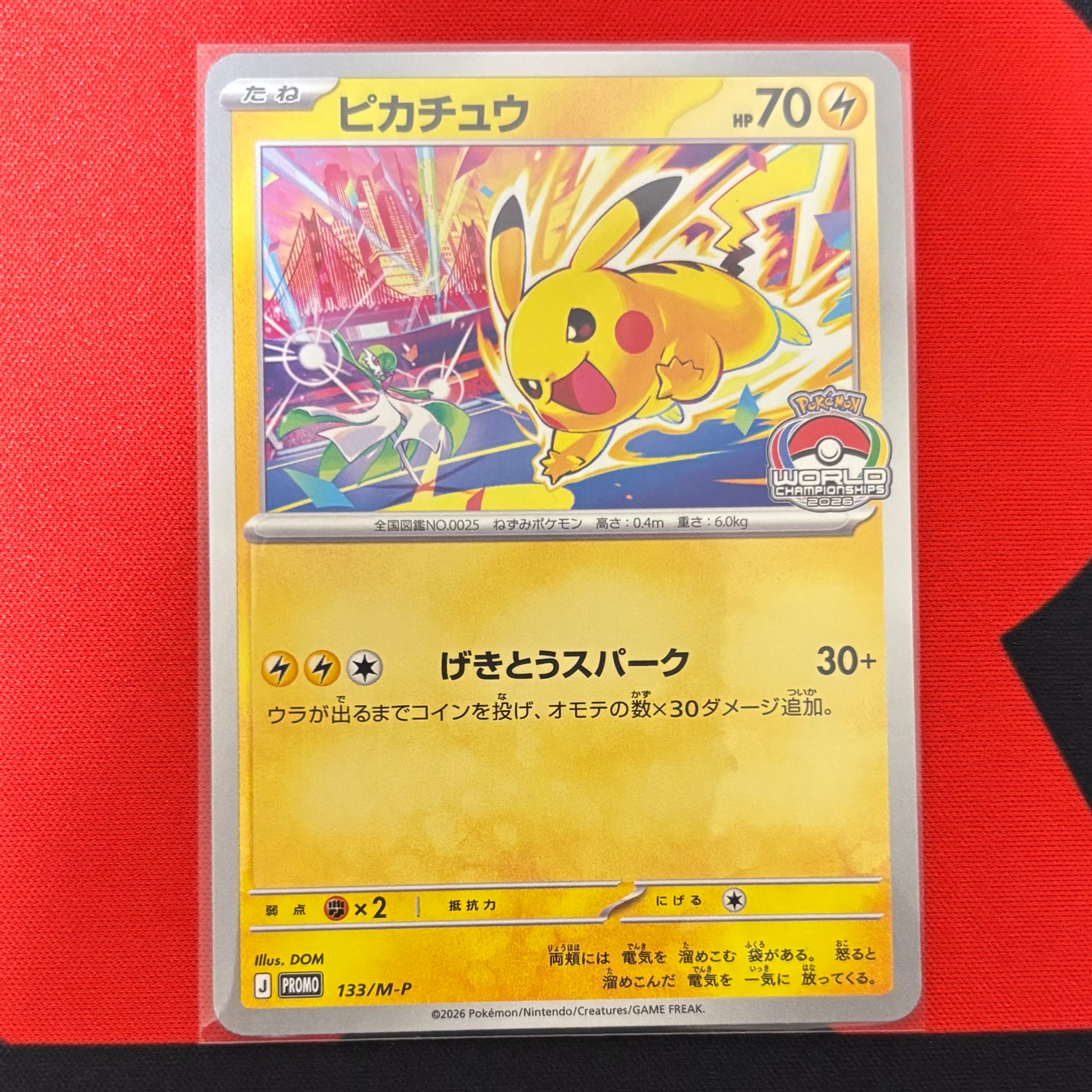 ピカチュウ プロモ [133/M-P](メガ「プロモーションカード」)