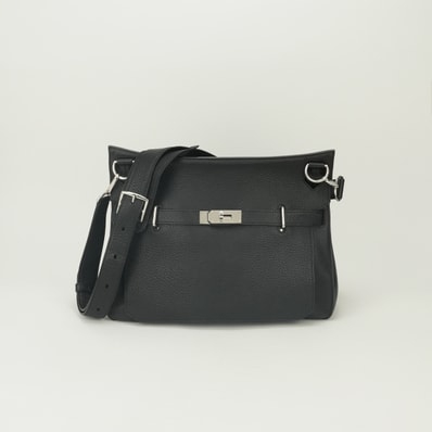 エルメス HERMES ジプシエール34 ジプシエール 34 バッグ ショルダーバッグ トリヨンクレマンス ノワール Noir ブラック Black 黒 シルバー金具