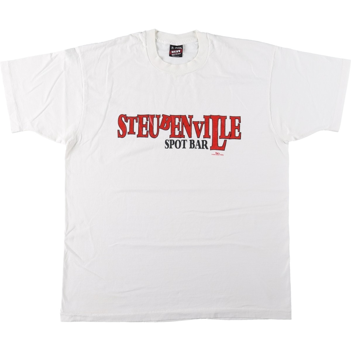 古着 90年代 フルーツオブザルーム FRUIT OF THE LOOM BEST アドバタイジングTシャツ USA製 メンズXL相当 ヴィンテージ/eaa669884