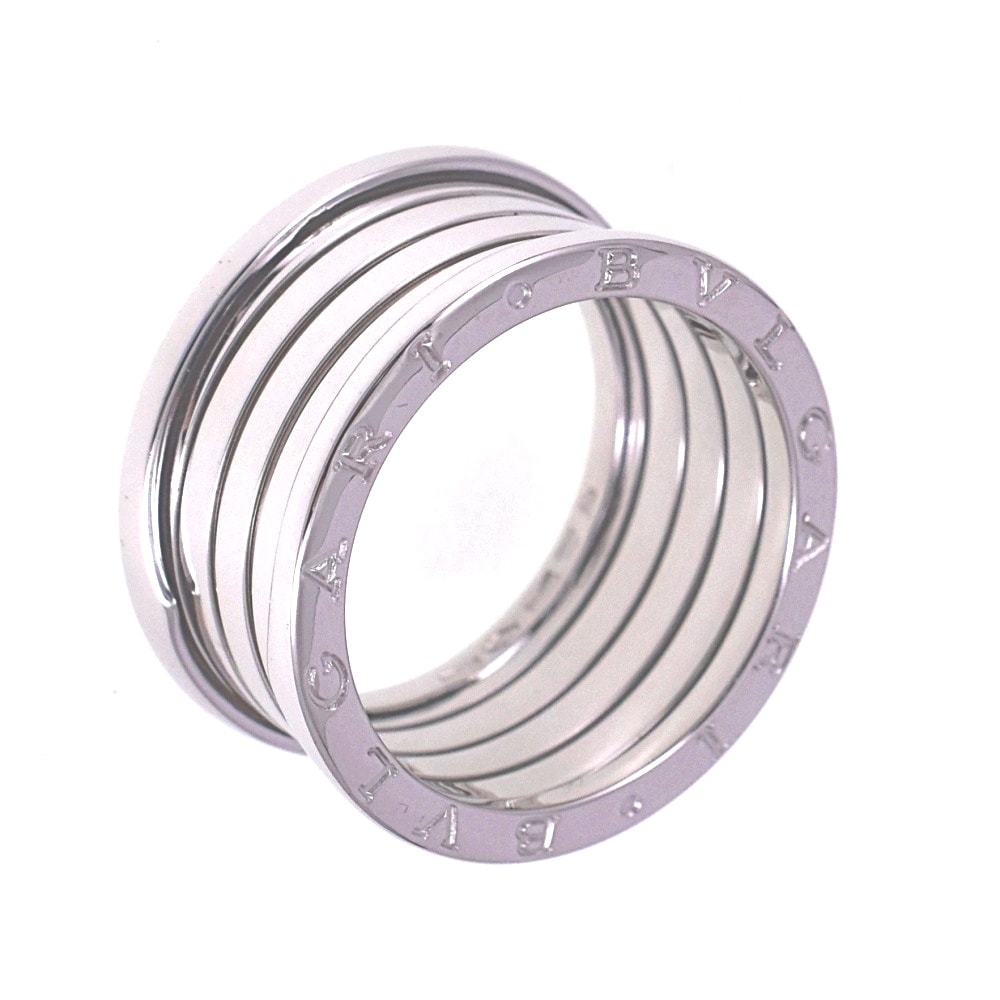 ブルガリ BVLGARI B-Zero1 リング サイズ63/JP23 K18WG メンズ S#139302