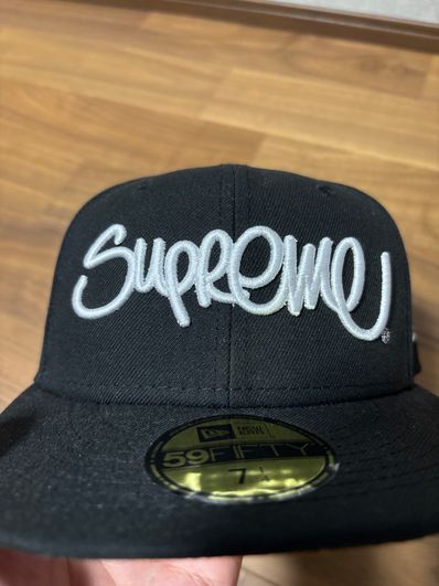 Supreme Handstyle New Era "Black"