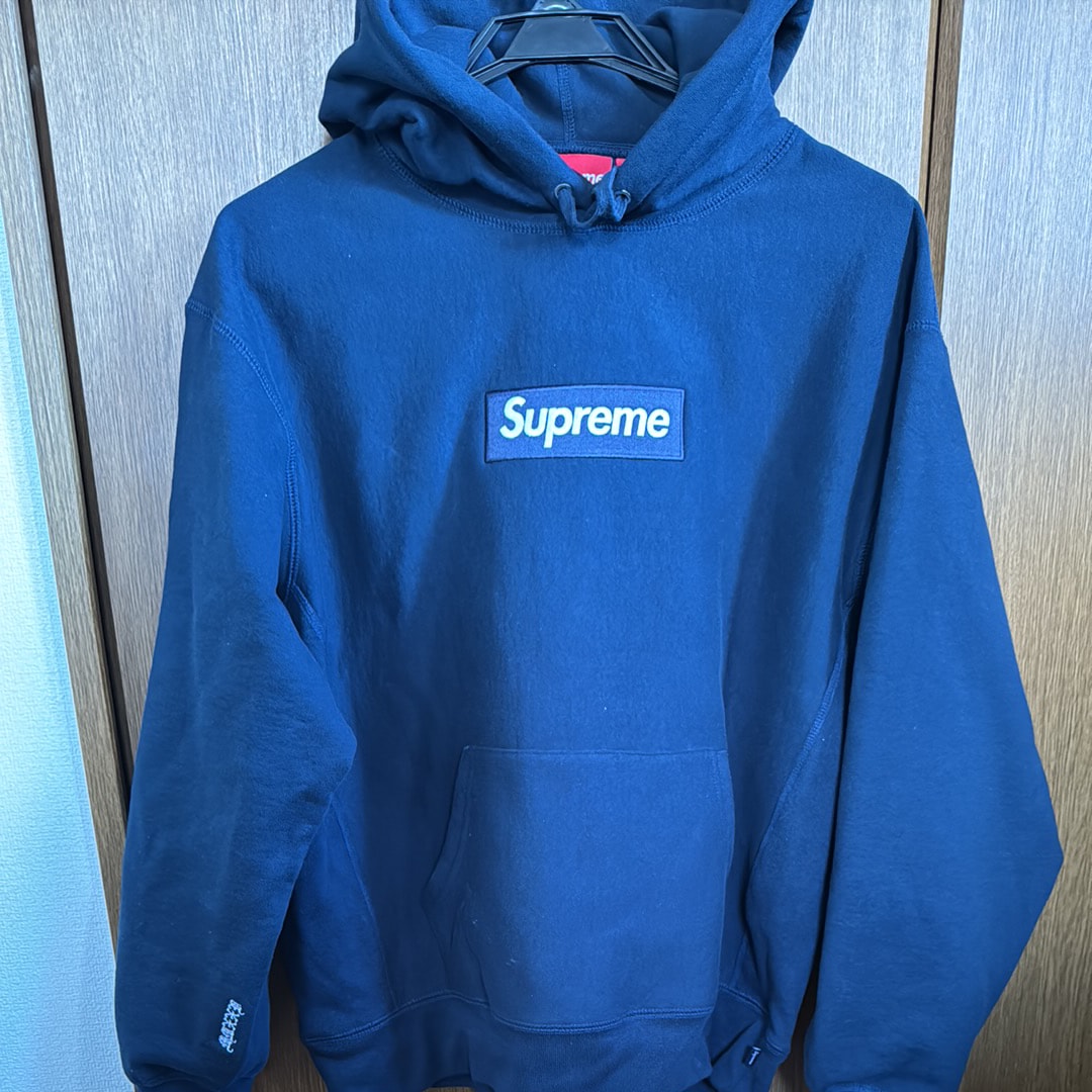 Supreme Box Logo Hooded Sweatshirt (25FW) "Navy"