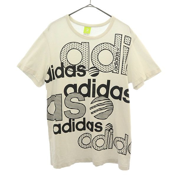adidas NEO アディダス ネオ プリント 半袖 Tシャツ M ホワイト