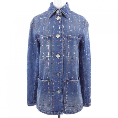 シャネル CHANEL METIERS D’ART LOOK 38 P75259V66855 23A デニムジャケット