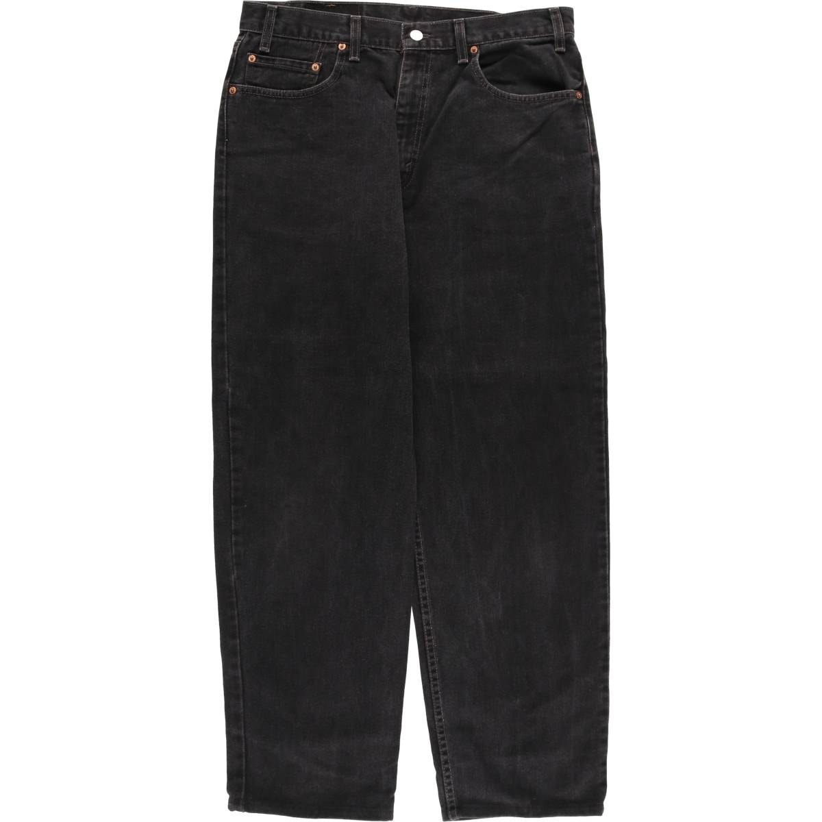 古着 00年代 リーバイス Levi's 00550-0260 ブラックデニム テーパードデニムパンツ USA製 メンズw35相当/evb033388