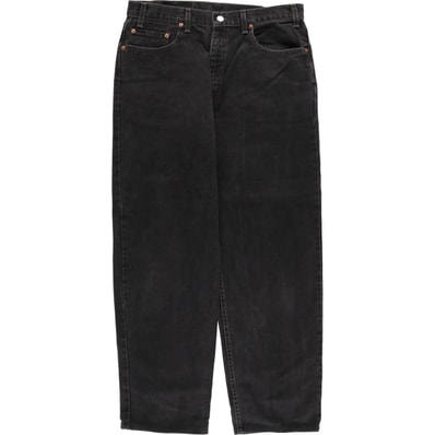 古着 00年代 リーバイス Levi's 00550-0260 ブラックデニム テーパードデニムパンツ USA製 メンズw35相当/evb033388