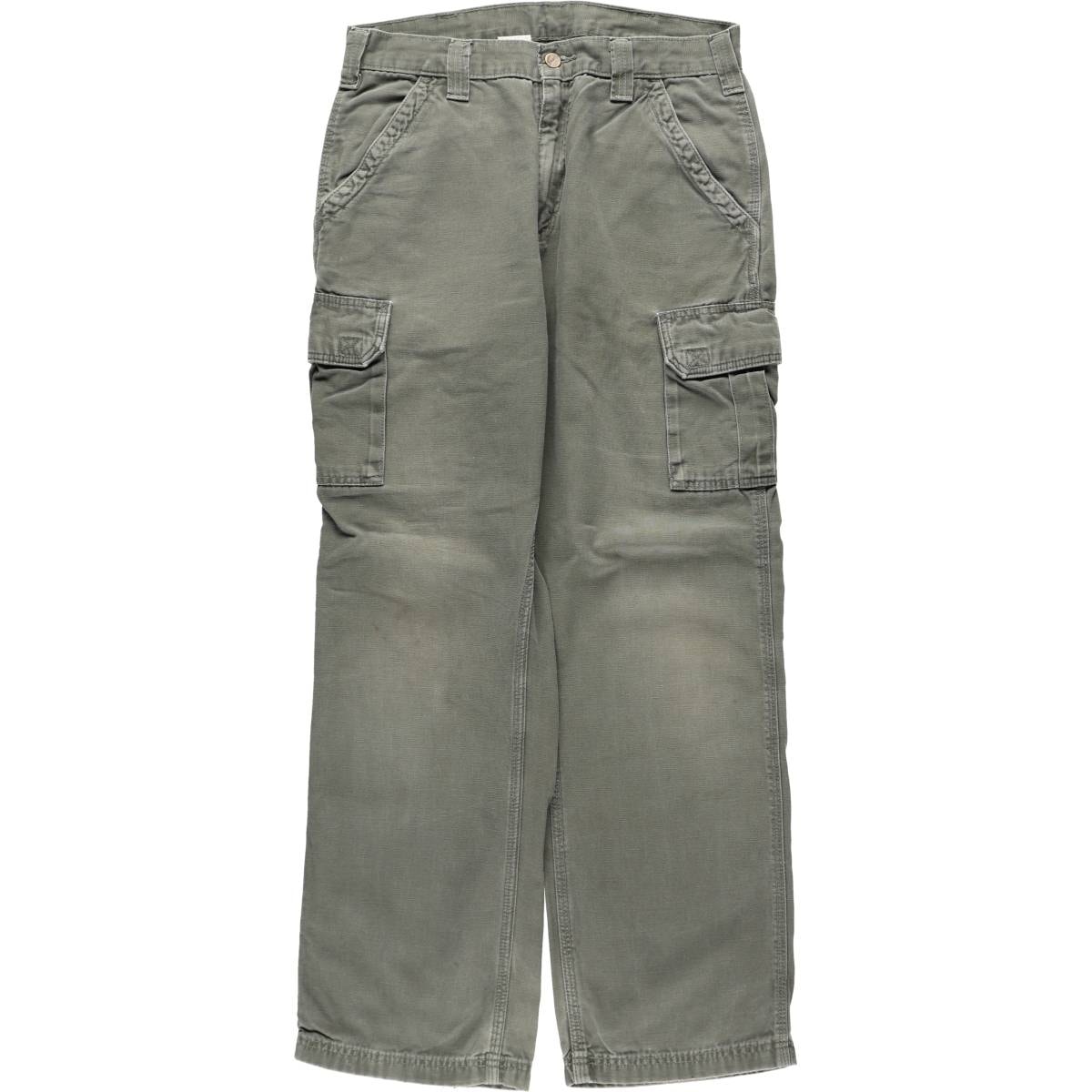 古着 カーハート Carhartt Dungaree Fit ダックワークパンツ カーゴパンツ メンズw32相当/eaa667701