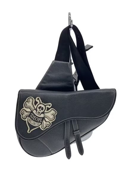 Dior × Shawn Stussy Saddle Bag "Black"