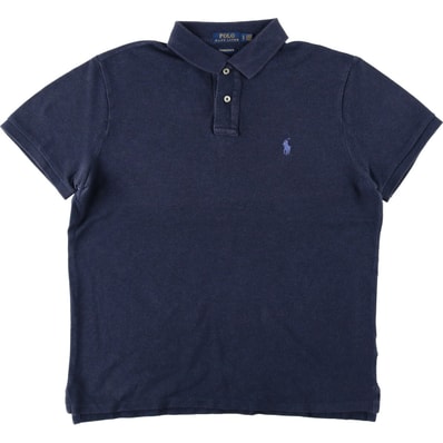 古着 ラルフローレン Ralph Lauren POLO RALPH LAUREN CUSTOM SLIM FIT 半袖 ポロシャツ メンズL相当/eaa620945