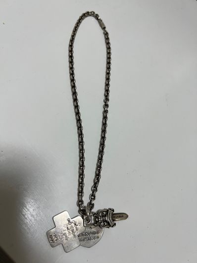Chrome Hearts Paper Chain Necklace 45cm (18inch) "Silver"