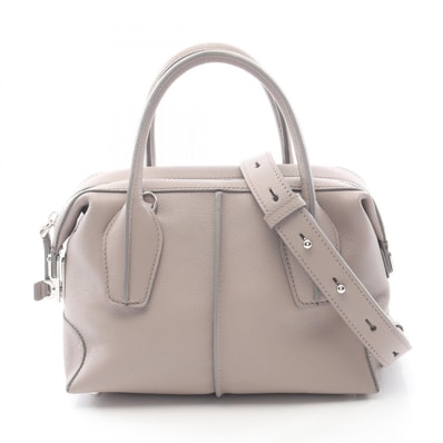 トッズ TOD'S D-STYLING MINI 2WAY ハンドバッグ バッグ レザー レディース ベージュ系 【中古】