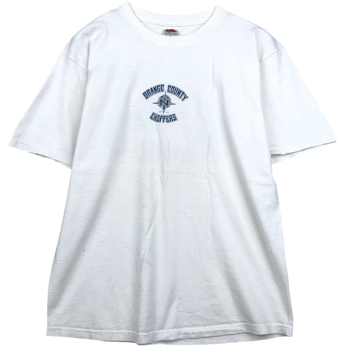 古着 00年代 フルーツオブザルーム FRUIT OF THE LOOM ORANGE COUNTY CHOPPERS モーターサイクル バイクTシャツ メンズL相当/eaa650690