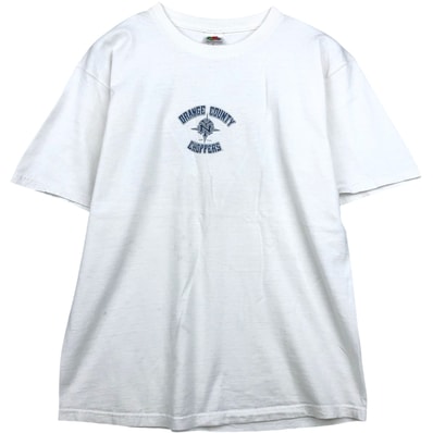 古着 00年代 フルーツオブザルーム FRUIT OF THE LOOM ORANGE COUNTY CHOPPERS モーターサイクル バイクTシャツ メンズL相当/eaa650690