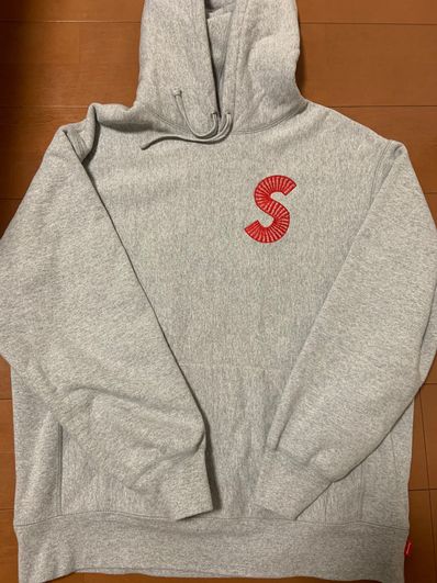 Supreme S Logo Hooded Sweatshirt "Heather Grey" (20FW)