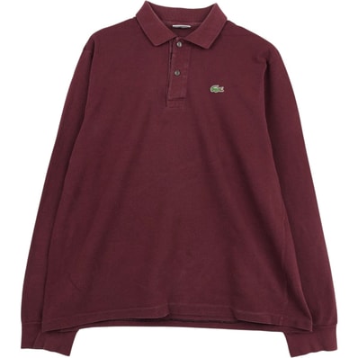 古着 ラコステ LACOSTE 長袖 ポロシャツ 5 メンズL相当/eaa631883