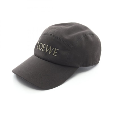 ロエベ LOEWE CAMP キャンプ キャップ 帽子 コットン メンズ ブラック系 K820358X931100M 【新品】
