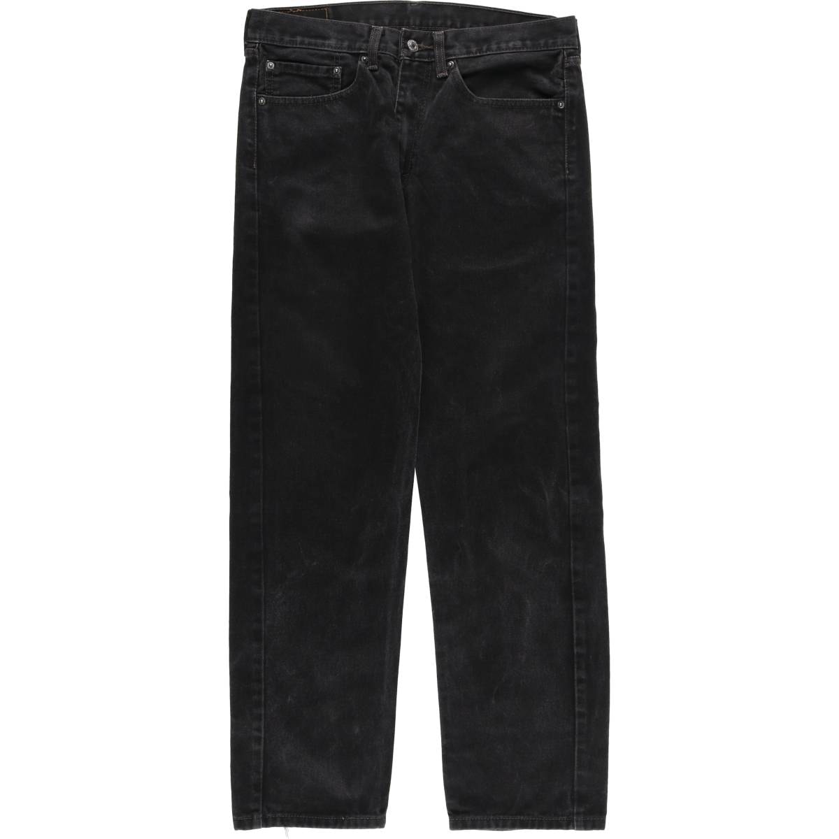 古着 リーバイス Levi's 505 ブラックデニム テーパードデニムパンツ メンズw34相当/eaa614645