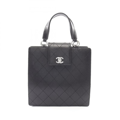 シャネル CHANEL マトラッセ ハンドバッグ バッグ カーフ(牛革) レディース ブラック系 【中古】