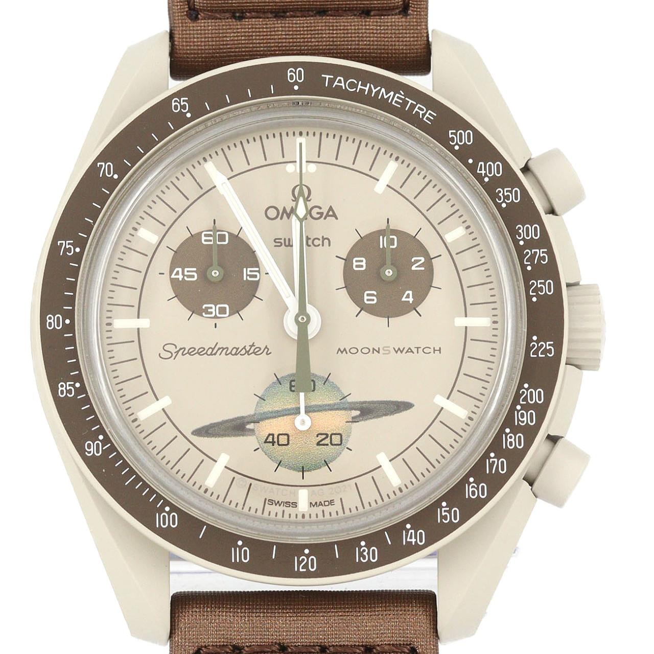 スウォッチ スウォッチxオメガ・ミッショントゥサターン SO33T100 バイオセラミック クォーツ