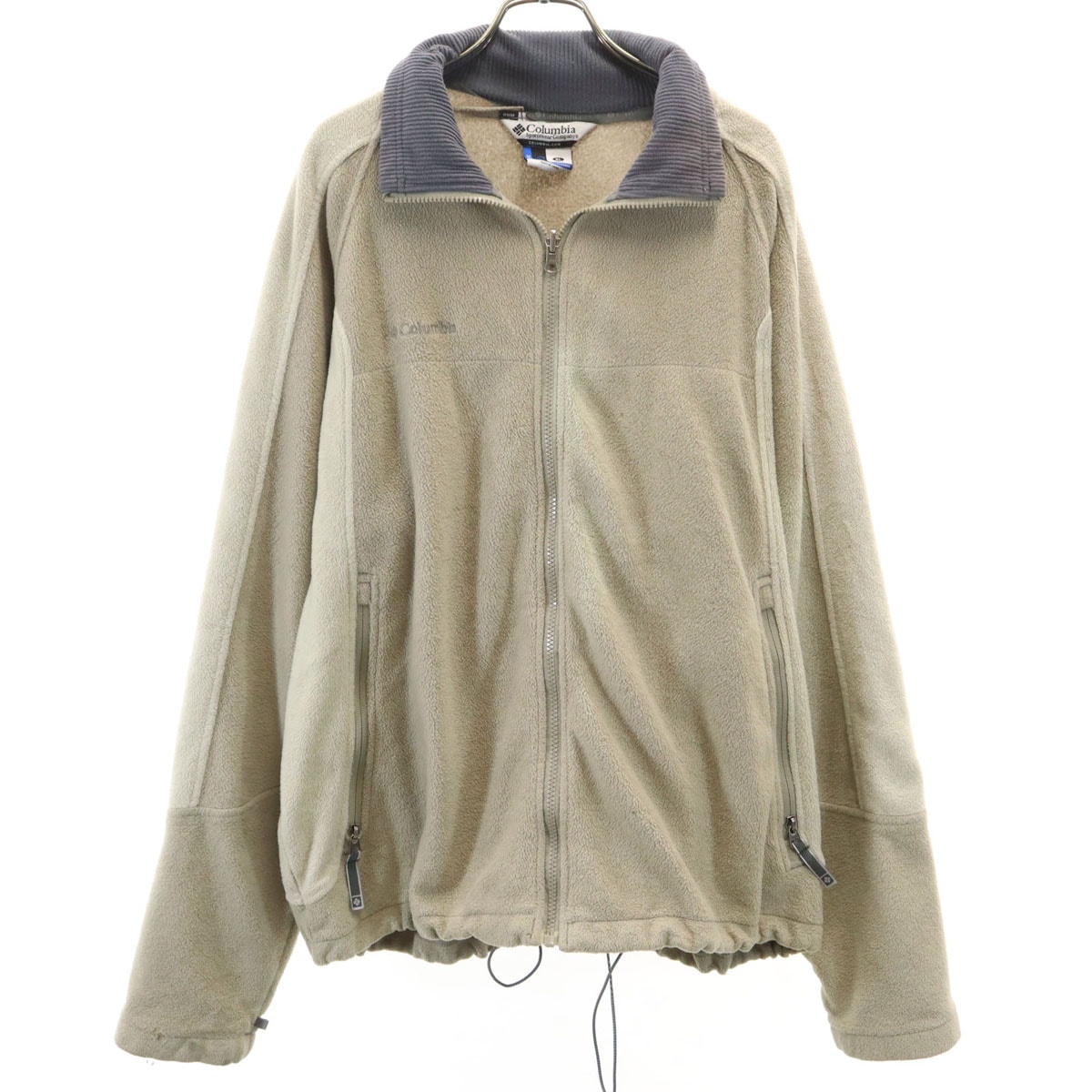 Columbia コロンビア フリースジャケット XL ベージュ系