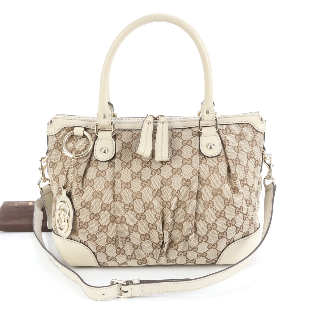 ■極美品 グッチ GGキャンバススーキー 247902 ショルダーバッグ