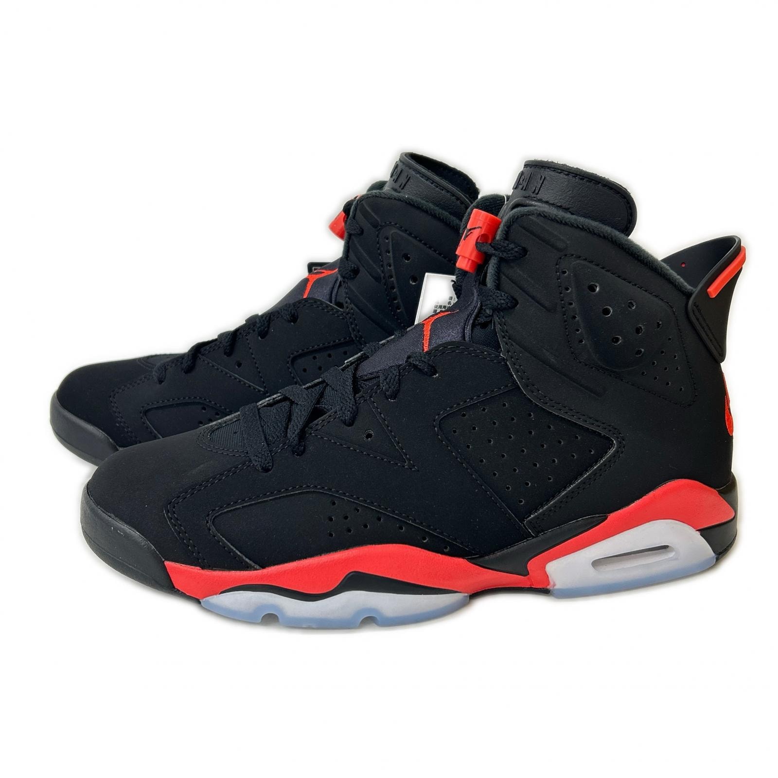 ナイキ 【新品同様】CT8529-001 AIR JORDAN 6 RETRO Infrared Salesman ハイカットスニーカー 26.5