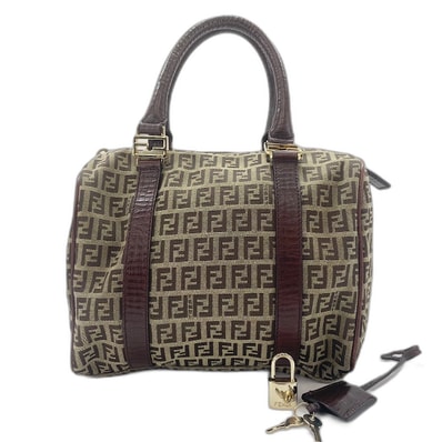フェンディ FENDI ズッキーノ ハンドバッグ【中古】