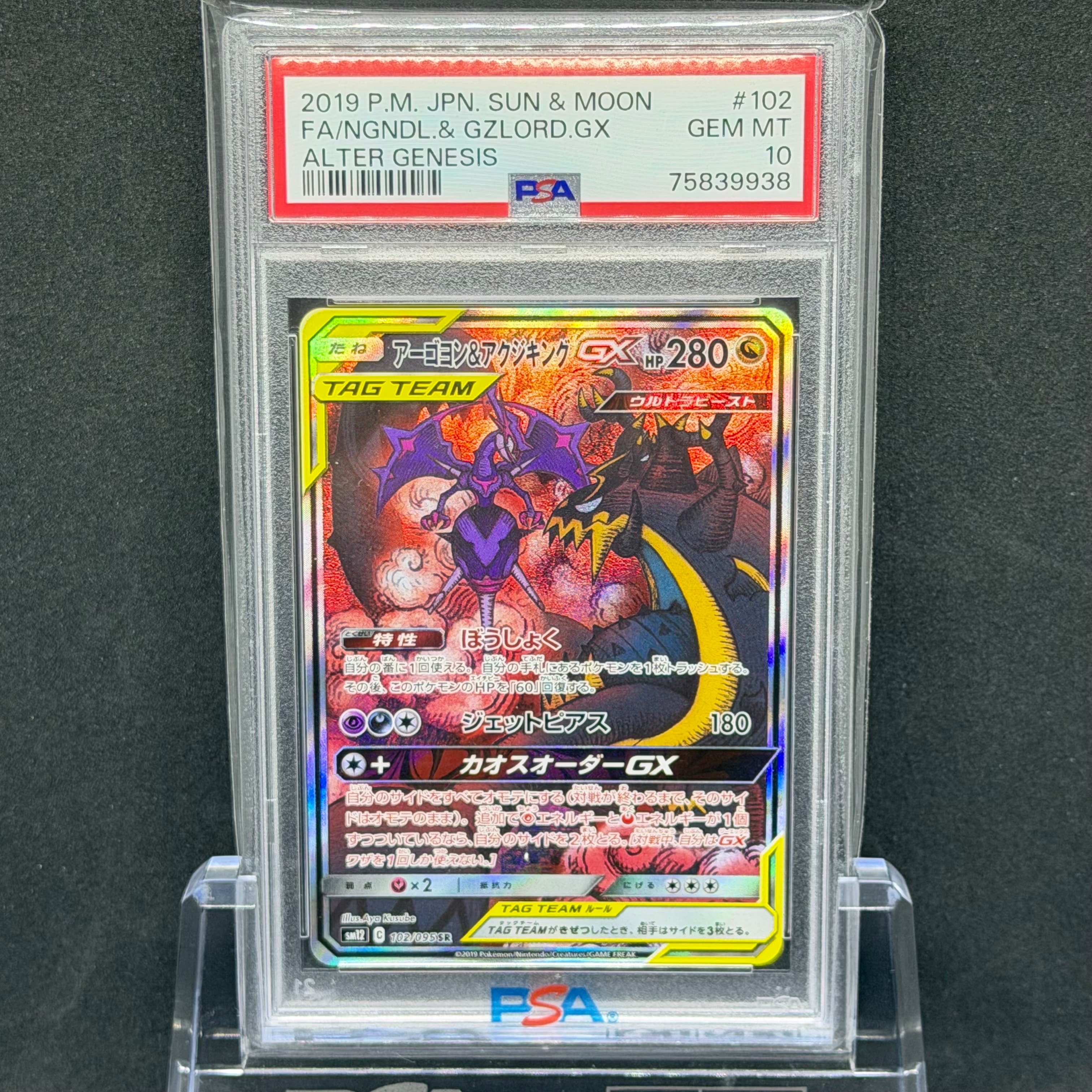 アーゴヨン&アクジキングGX SR: SA[SM12 102/095](拡張パック