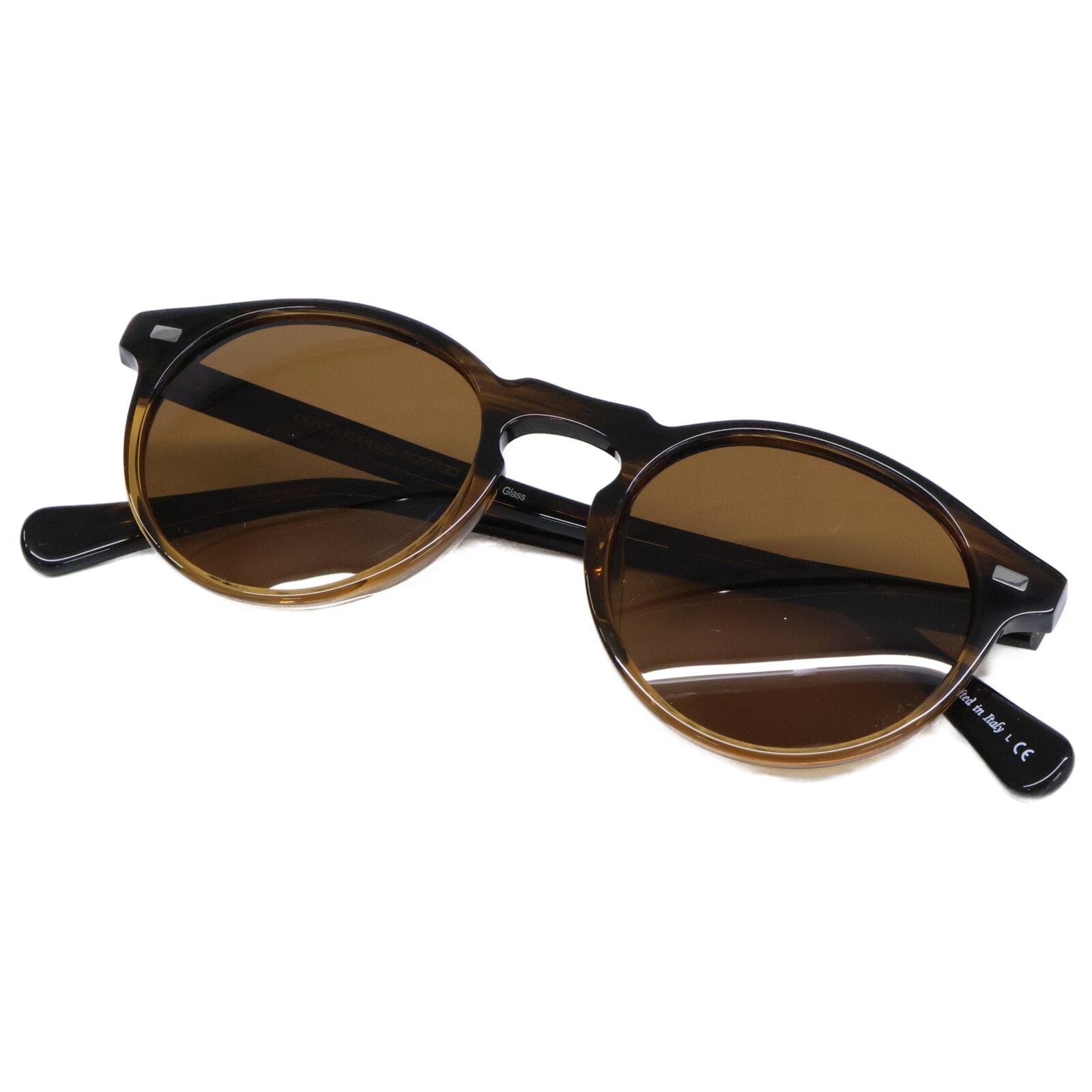 オリバーピープルズ 【美品】OV5217S 1001P3 Gregory Peck Sun グレゴリーペック サン キーホールブリッジ ボストンシェイプ 47□23 150