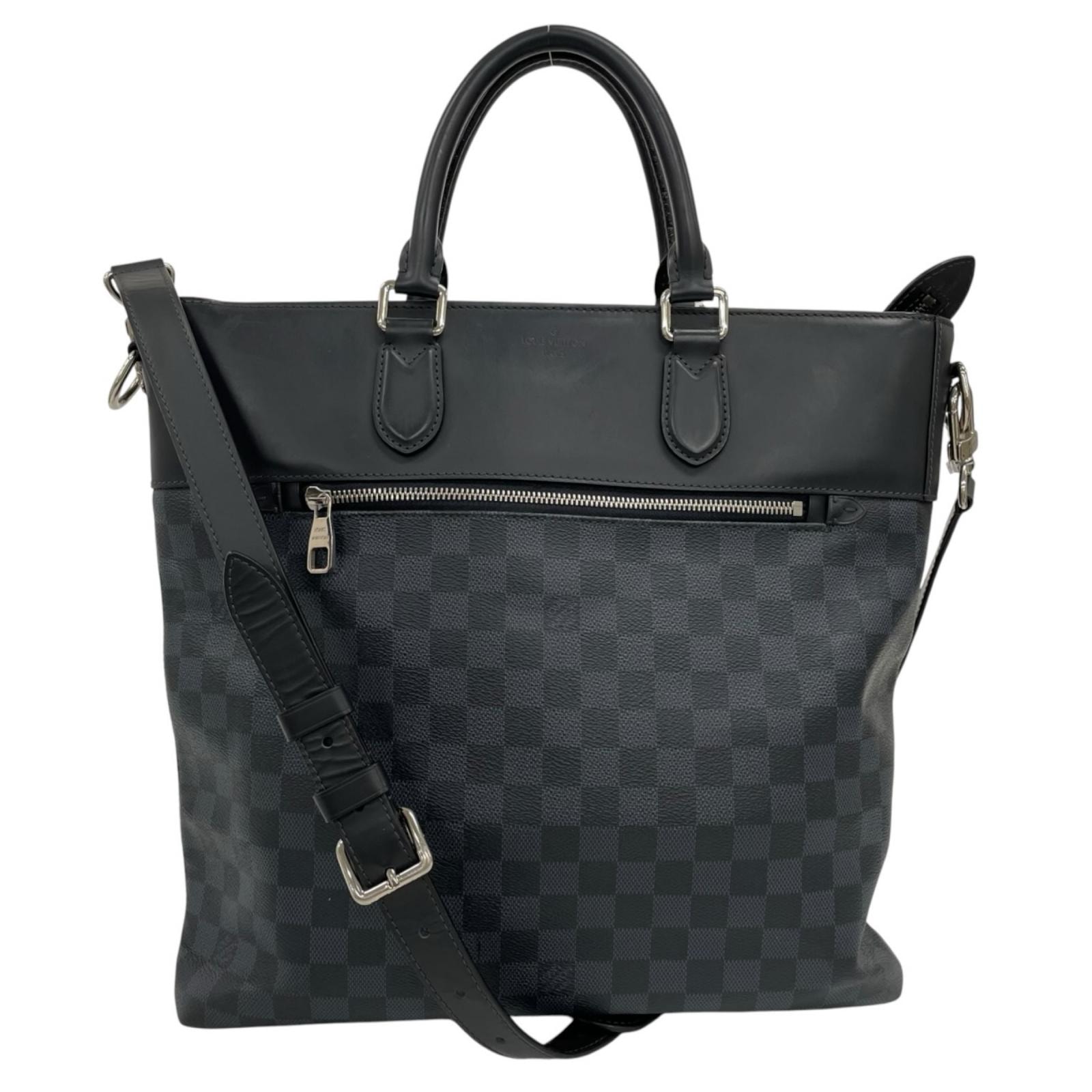 ルイヴィトン ニューポート・トート ダミエコバルト ショルダーバッグ N41588 ネイビー メンズ LOUIS VUITTON  中古