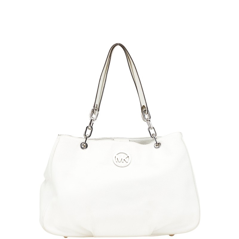 マイケルコース トートバッグ ホワイト レザー レディース Michael Kors 【中古】