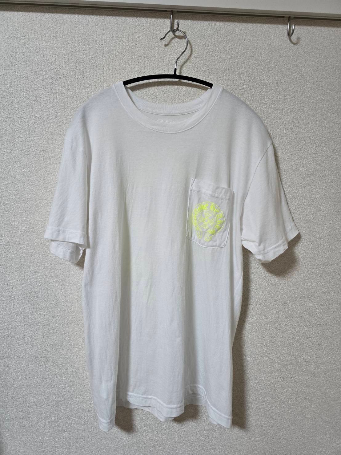 クロムハーツ ネオンイエロー ホースシュー ショートスリーブ Tシャツ