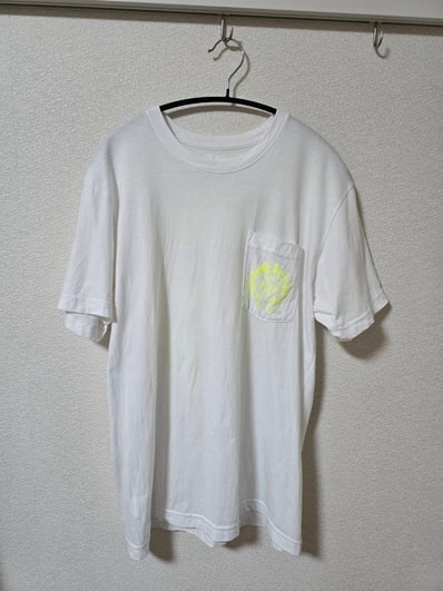 Chrome Hearts Neon Yellow Horseshoe S/S T-Shirt "White"