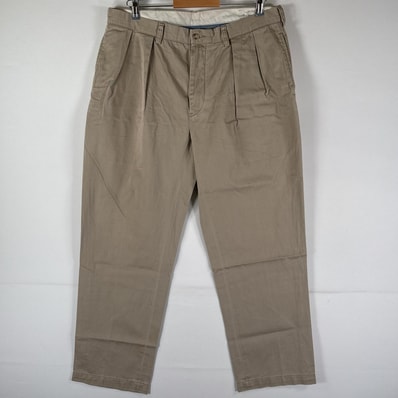 古着 ポロバイラルフローレン Polo by Ralph Lauren チノパンツ コットンパンツ 長ズボン クラシックフィット w36 L30 ベージュ系 メンズ