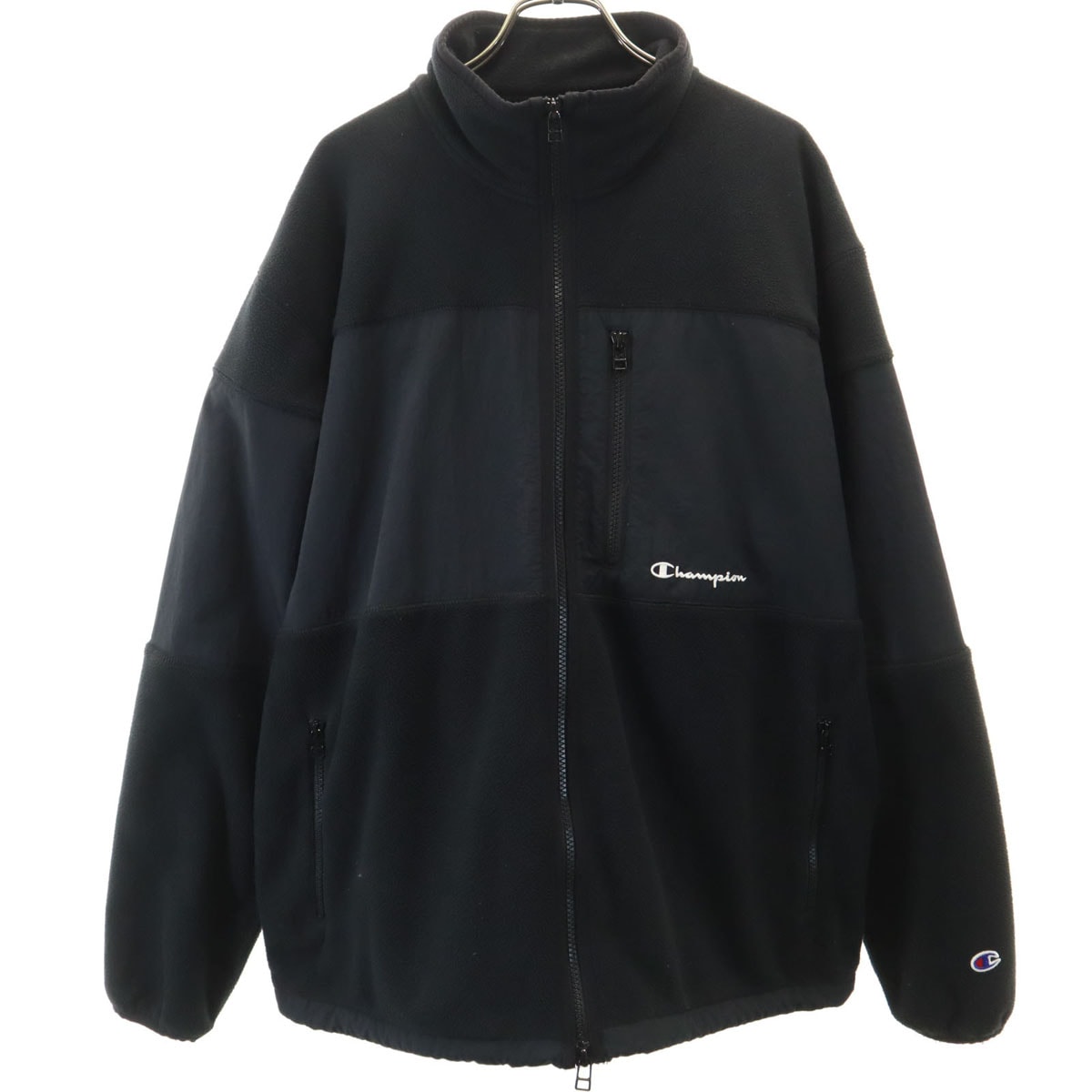 Champion チャンピオン フリースジャケット XL ブラック