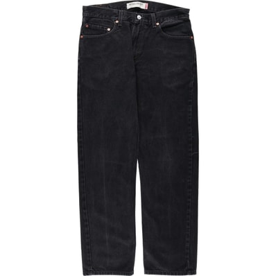 古着 00年代 リーバイス Levi's 505 REGULAR FIT ブラックデニム テーパードデニムパンツ メンズw34相当/eaa663648
