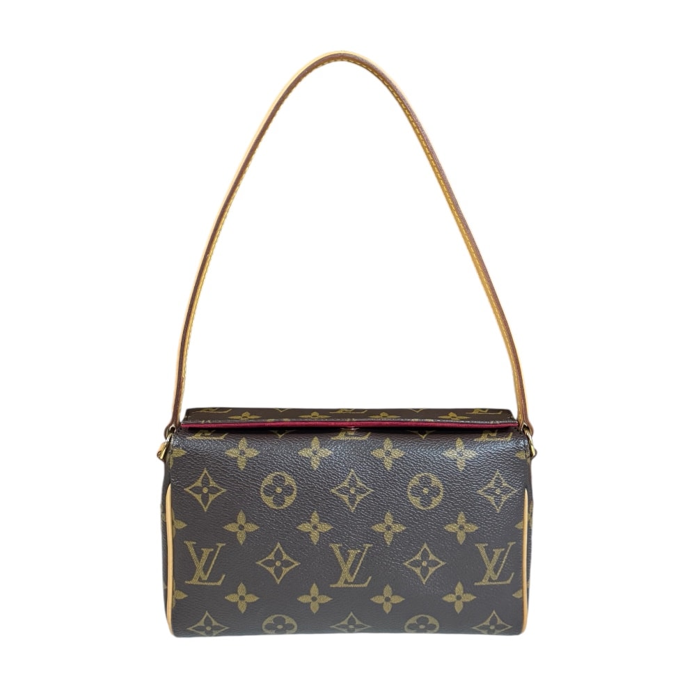 ルイヴィトン レシタル モノグラム ハンドバッグ モノグラムキャンバス M51900 ブラウン レディース LOUIS VUITTON  中古