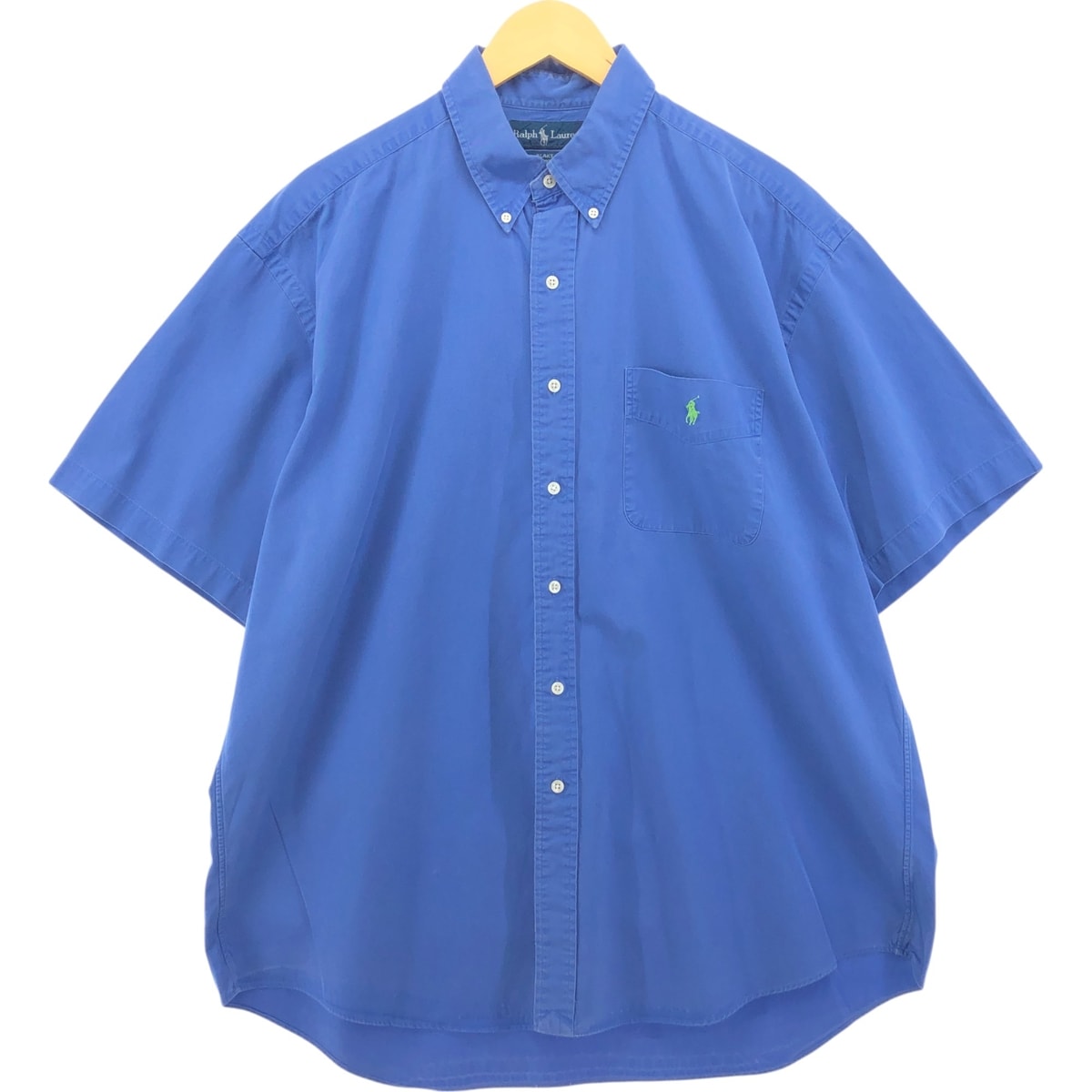 古着 ラルフローレン Ralph Lauren BLAKE 半袖 ボタンダウンシャツ メンズXL相当/eaa560641