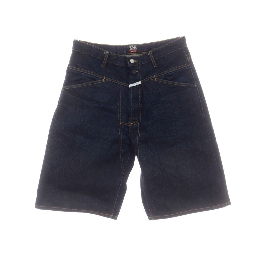 【中古】シュプリーム Supreme x Marithe + Francois Girbaud 2025年春夏 X-Seam Baggy Denim Short ショートパンツ ネイビー【サイズ32】【メンズ】