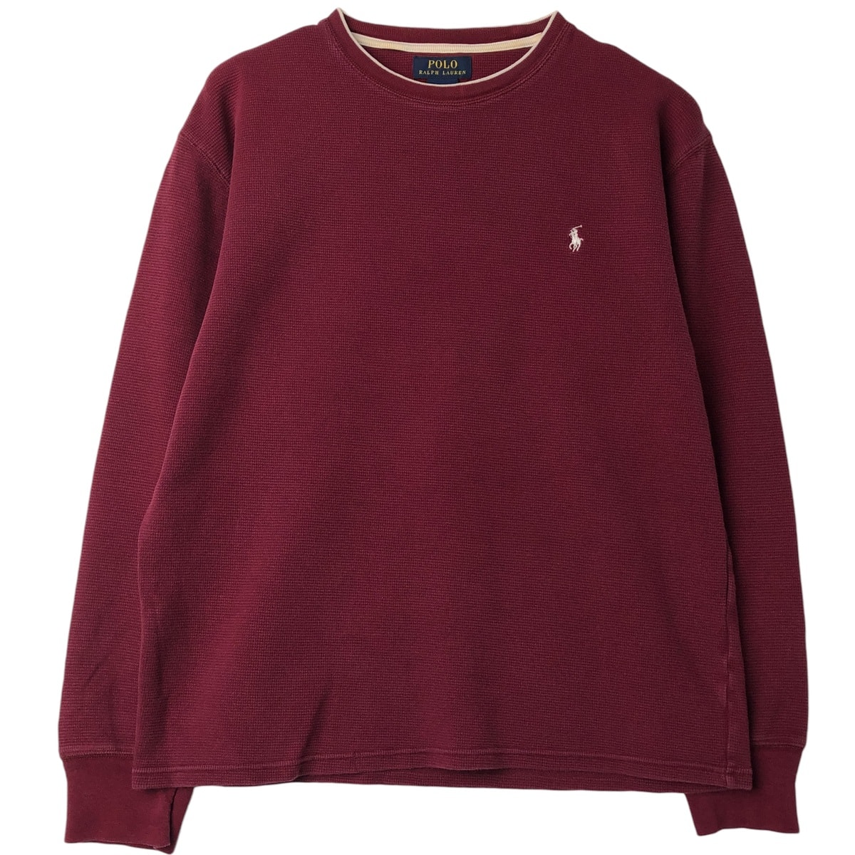 古着 ラルフローレン Ralph Lauren POLO RALPH LAUREN サーマルロンT ワッフル メンズL相当/eaa616268