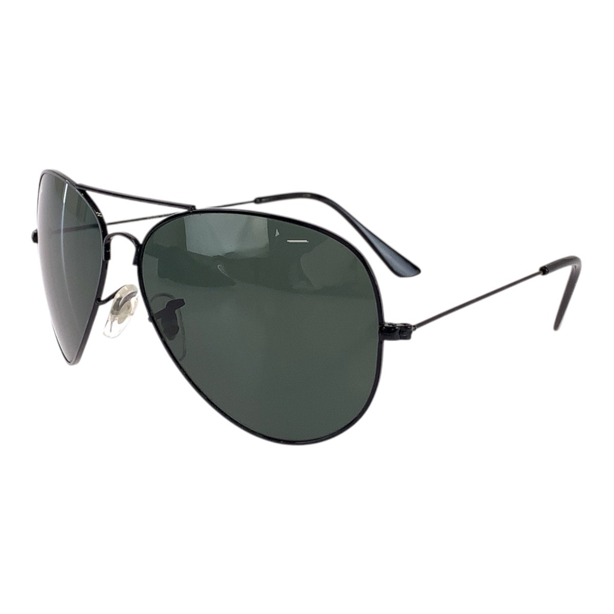 Ray-Ban レイバン アビエーター Aviator Large Metal II サイズ62□14 ブラック グリーン メタル サングラス 男女兼用 ティアドロップ 1-0292492 【中古】